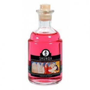 Olejek do stref erogennych - Shunga Aphrodisiac Oil Sparkling Strawberry Wine Truskawka