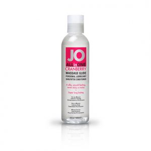 Olejek do masażu - System JO Massage Glide Cranberry 120 ml Żurawina