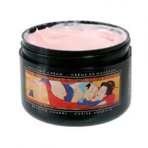 Krem do masażu - Shunga Soft Moves Massage Cream Cherry Wiśniowy