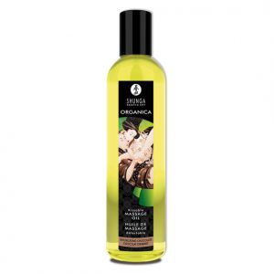 Olejek do masażu organiczny - Shunga Massage Oil Organic Chocolat Czekolada