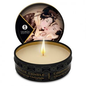 Świeca do masażu - Shunga Massage Candle Chocolate 30 ml Czekolada